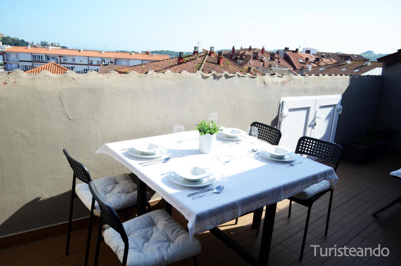 Duplex Pleamar - Gran Terraza En El Centro Appartement San Vicente De La Barquera Buitenkant foto