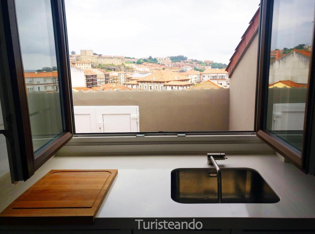 Duplex Pleamar - Gran Terraza En El Centro Appartement San Vicente De La Barquera Buitenkant foto